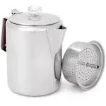  Percolator Coffee Pot I Glacier Stainless Steel with Silicone Handle...