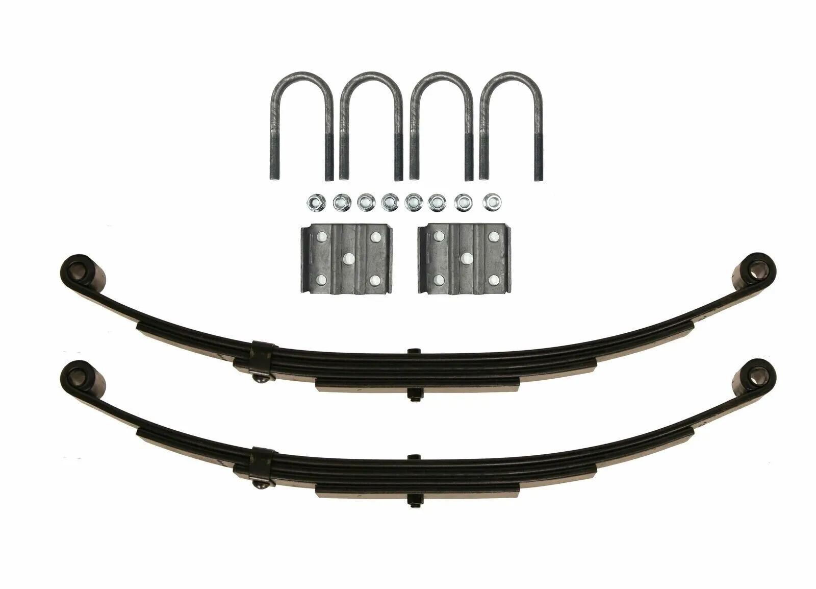 LIBRA 3500lb Single Trailer Axle Suspension Kit 1750lb Leaf Springs &amp; Ubolt Kit