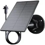 Solar Panel for Blink Camera Outdoor, Outdoor Camera Solar Panel with Battery 