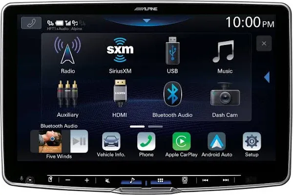 Alpine Ilx-F511 Halo11 11-inch Floating Touchscreen Multimedia Receiver