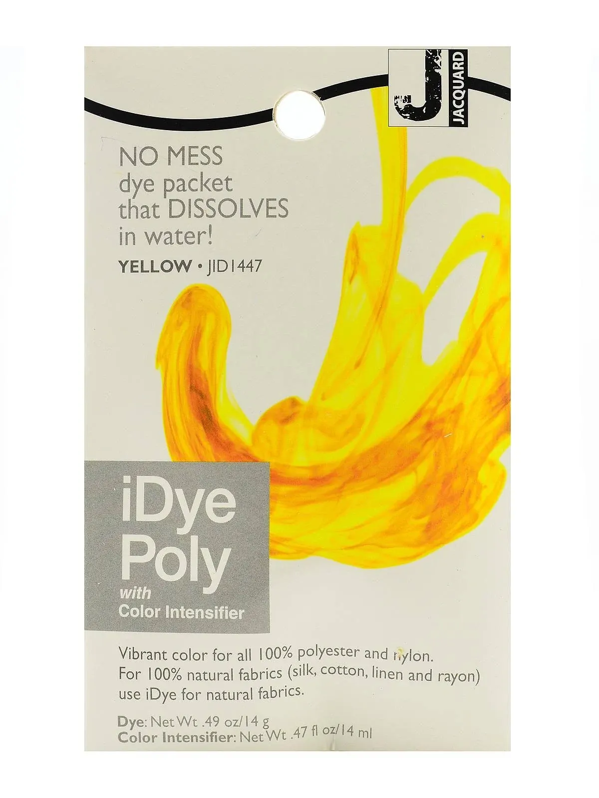 Jacquard iDye Poly Fabric Dye 14g Yellow