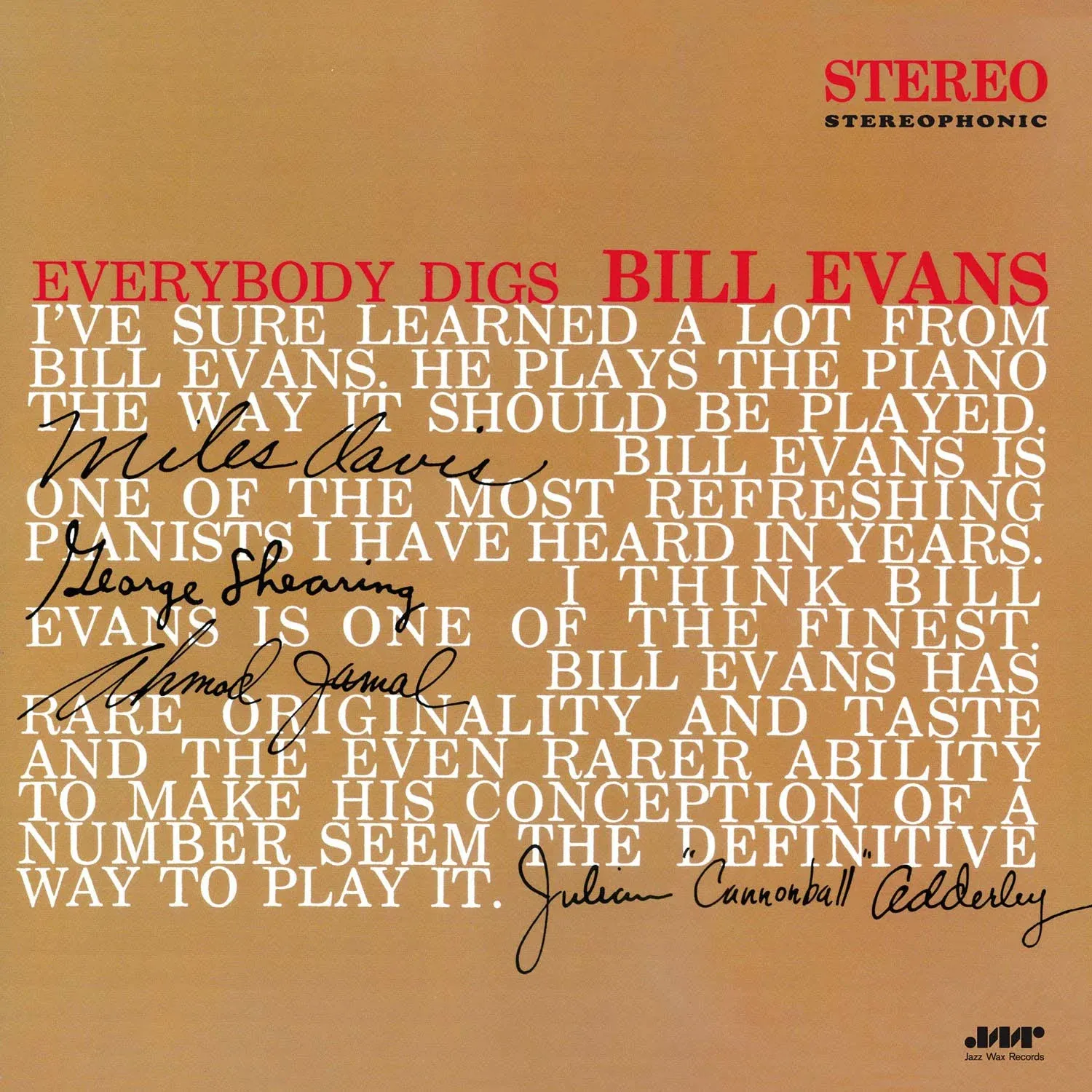 Bill Evans &#034;Everybody Digs Bill Evans&#034; (Vinyl) (Brand New) (Sealed) (2009)