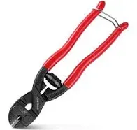 WORKPRO 8-inch Mini Bolt Cutter with Recess and Spring, Compact Bolt Cutters with Comfortable Soft Grip, Security Lock,CR-V Steel Blade for Wire, Cables, Chains, Small Screws