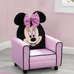 Delta Children Figural Upholstered Kids Chair Disney Minnie Mouse