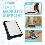 JJ Care Step Stool for Seniors - Anti-Slip Portable Step Riser, Indoor & Outdoor Handicap Steps for Elderly, Portable Short Step Support for Adults