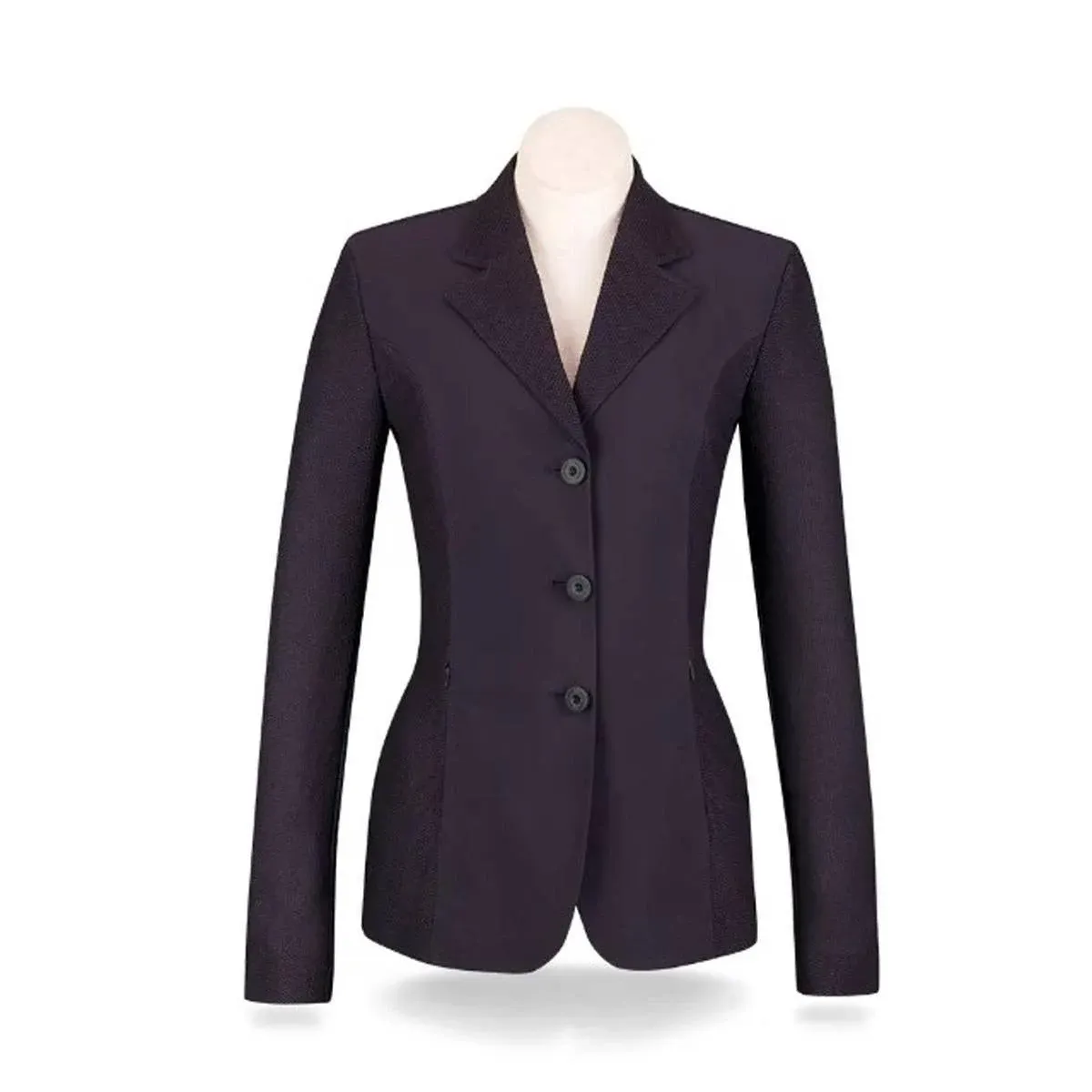 Harmony Mesh Show Coat - Deep Plum - Ladies