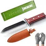 Gardening Hori Hori Garden Knife - Gardening Knife,Soil Knife, Serrated Side ...