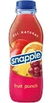 Snapple Juice Fruit Punch, 16 fl. oz, 24 Pack