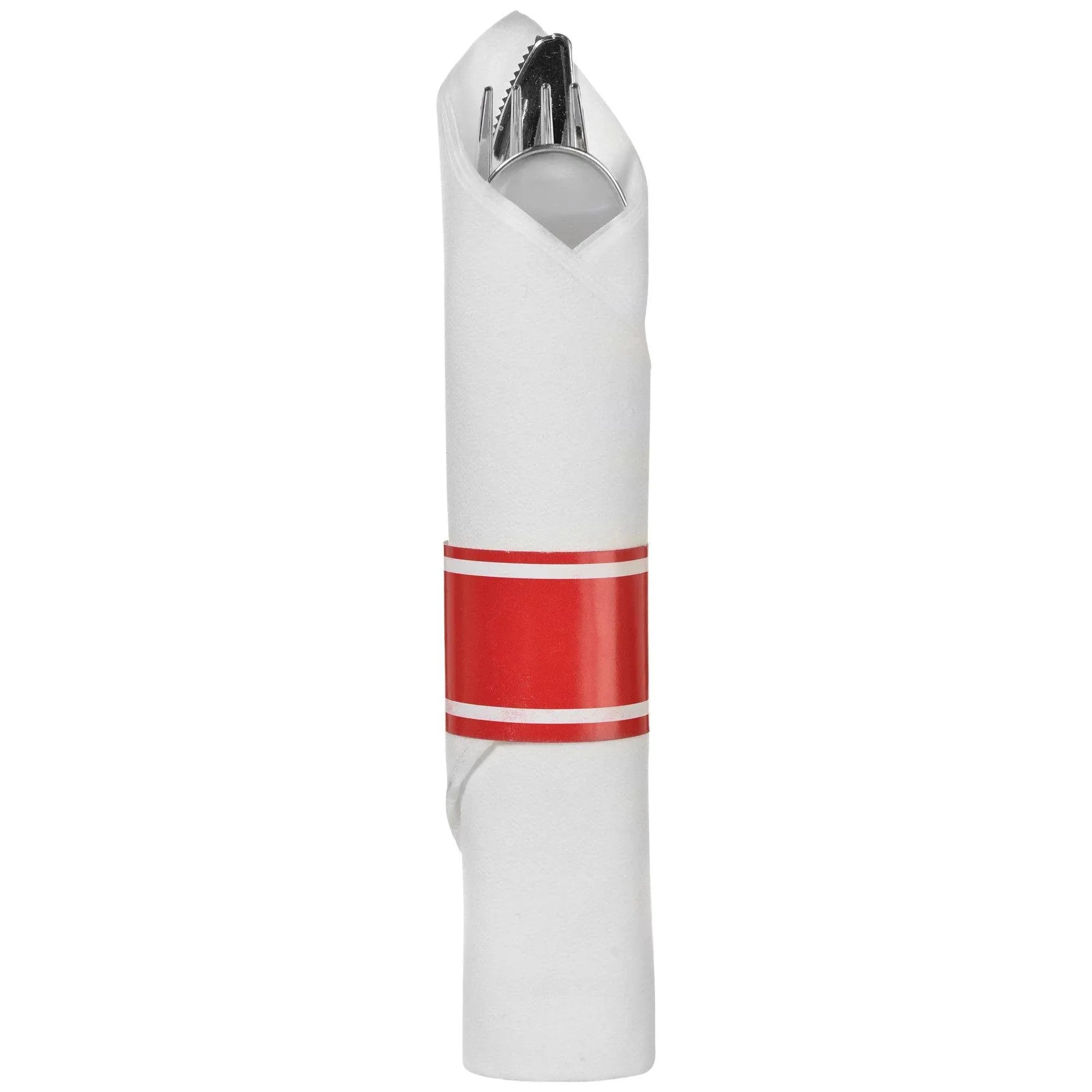 Apple Red - Premium Rolled Cutlery