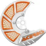 ACERBIS X-Brake Disc Cover - White/ '16 Orange 2449495412