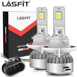 LASFIT LAplus HIl LED Bulbs -400% Brighter H9 LED Bulbs, 6000K White H8 HI6 LED