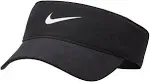 Nike Dri-FIT Ace Swoosh Visor Unisex Sportswear Casual Cap Black NWT FB5630-010