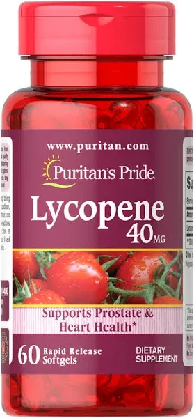 Puritan's Pride, Lycopene, 40 mg, 60 Softgels