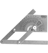 General Tools Protractor and Angle Finder #39, Stainless Steel, Outside,... 