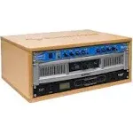 Sound Town SDRK-Y4 4U Studio Rack with Plywood, Golden Oak, Assembly Required Baltic Birch