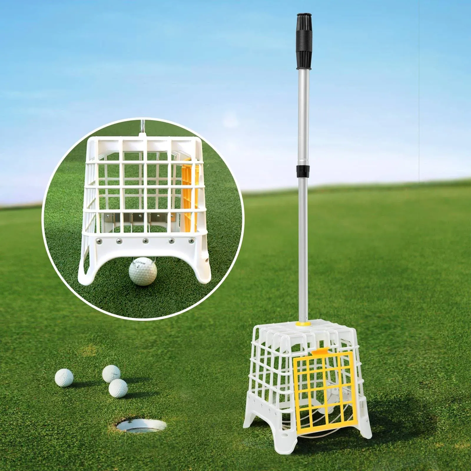 Golf Ball Retriever 2.0 40 Balls Golf Ball Retriever TelescopicGolf Ball Picker