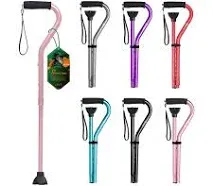 BeneCane Walking Cane for Men & Women Adjustable Cane with Offset Soft Cushioned Handle -Portable Lightweight Sturdy Mobility Walker Aid for Elderly