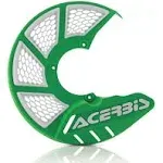 Acerbis Green/White X-Brake Vented Disc Cover - 2449490006