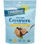 Carrington Farms Crounons, Organic, Garlic & Parmesan - 4.75 oz