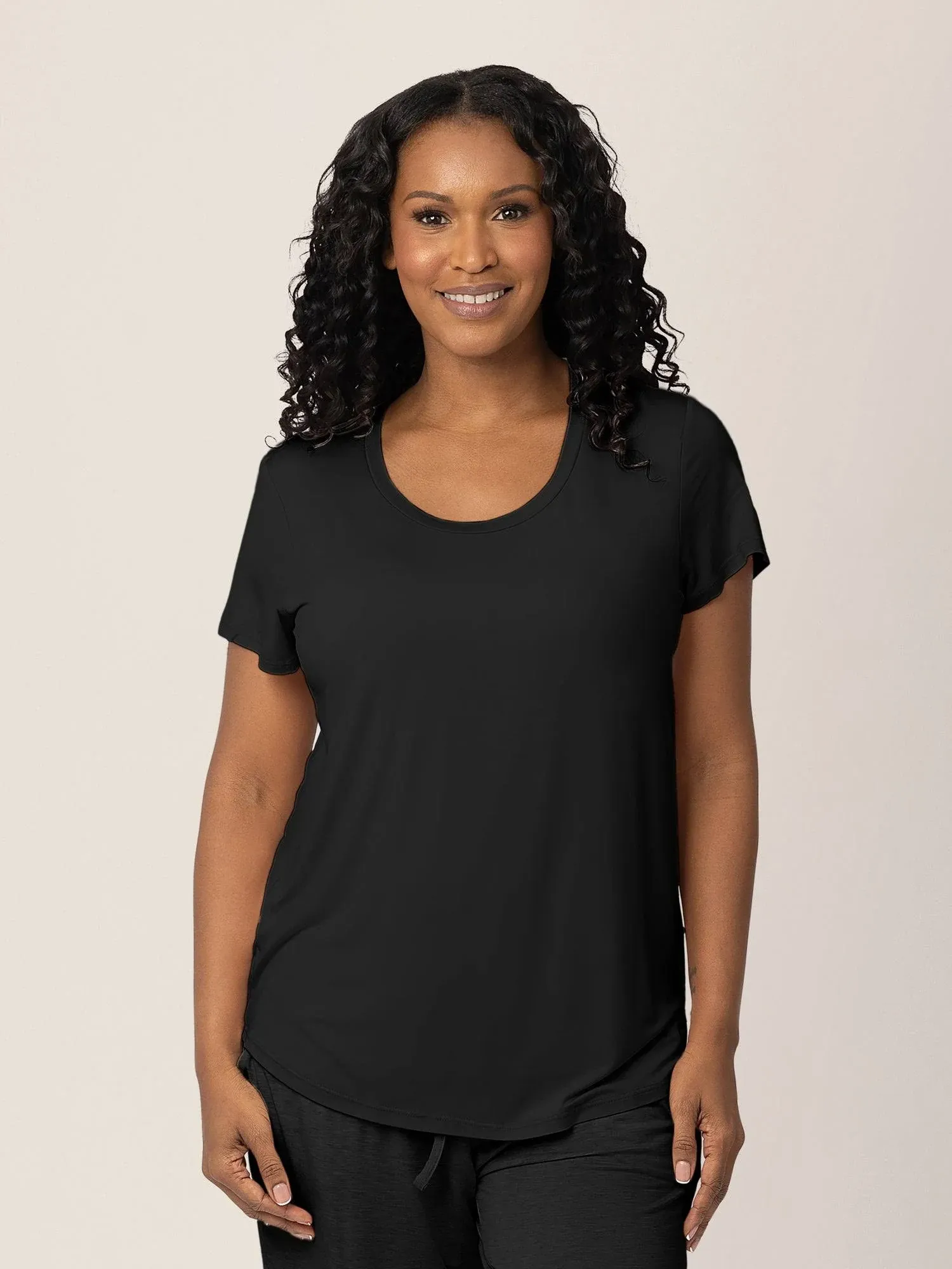 Kindred Bravely Everyday Maternity & Nursing T-Shirt | Black