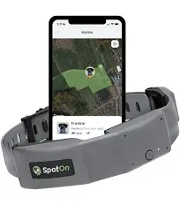 Spoton GPS Dog Fence &amp; Collar, Wireless, NEW, Medium