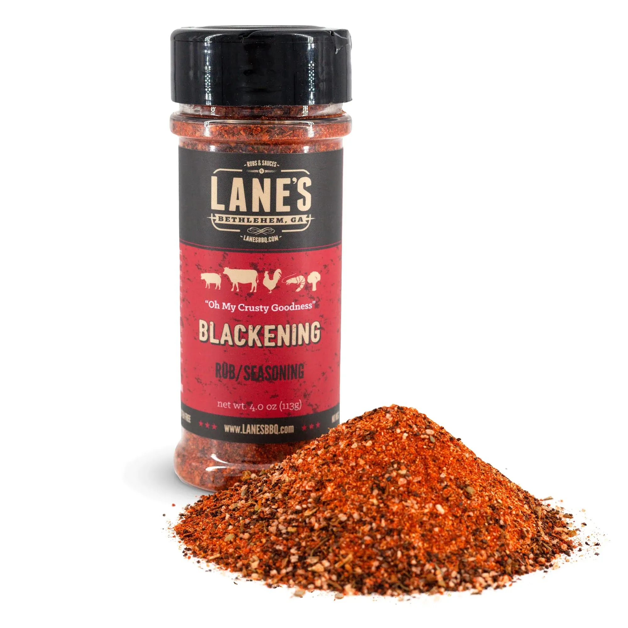 Lane's Blackening Rub 4.6oz