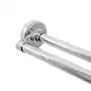 Zenna Home Double Curtain Rod 72 in. L Chrome