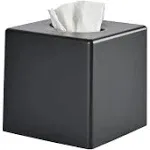 Y-in Hand Tissue Box Cover, Square Facial Tissue Holder Storage for Bathroom Vanity, Countertops, Dressers, Night Stand, Parlors and Offices