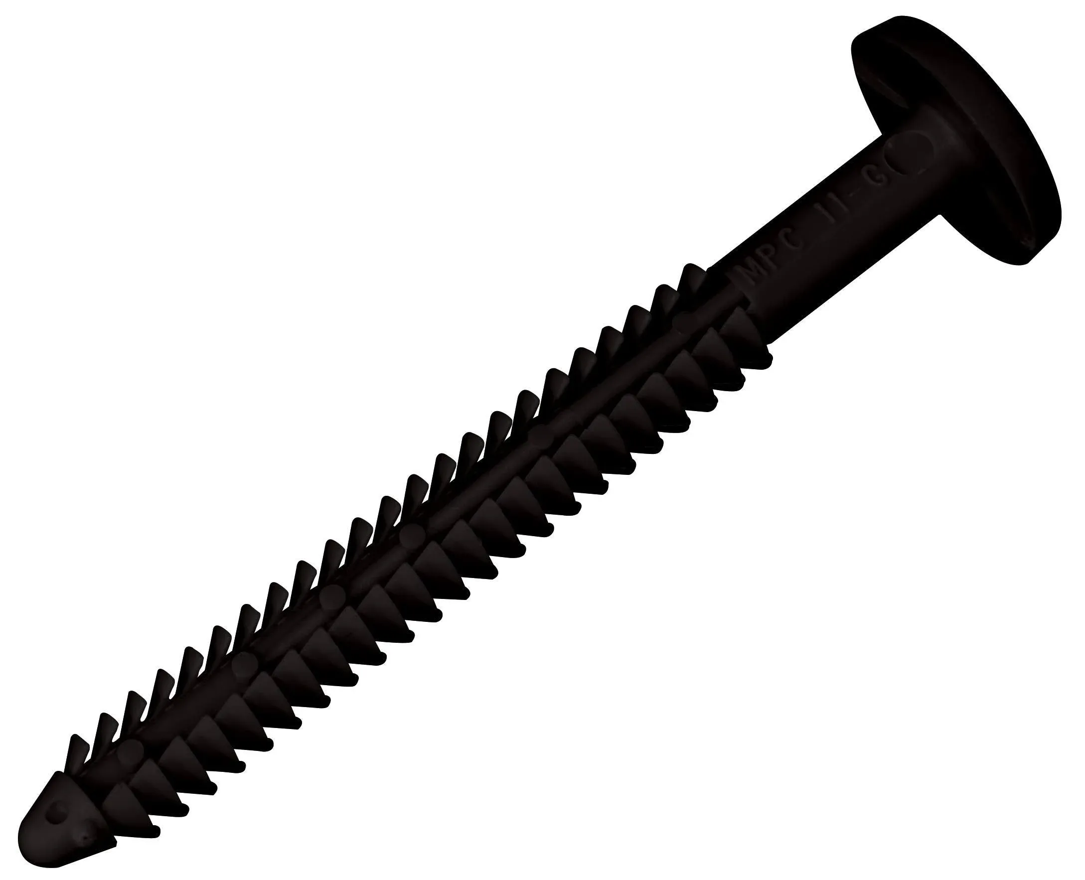 MidAmerica Black 3" Shutter Lok Peg Fasteners 48 Pack Spikes Longer and Stronger