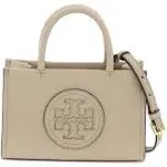 Tory Burch Women Mini Tote Hb Ella Bio Clay Logo Removeable Crossbody Strap New