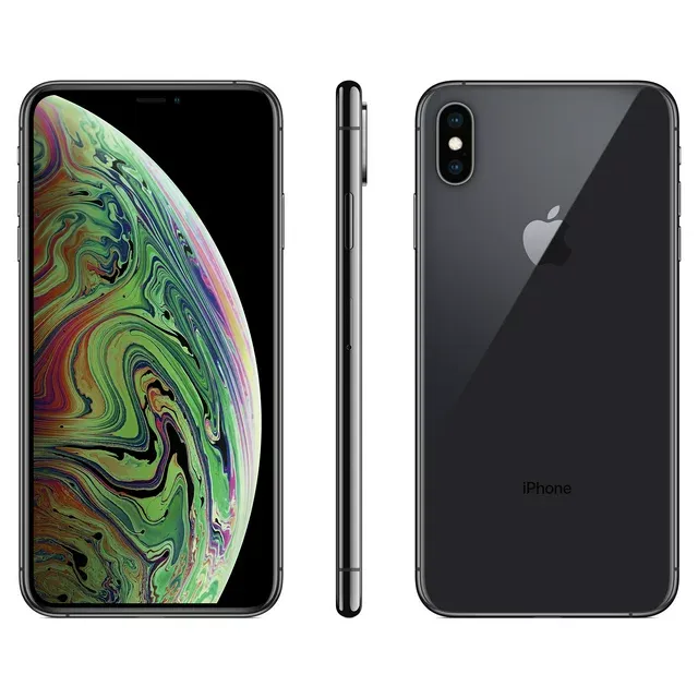 Apple iPhone XS, versión estadounidense, 512 GB, gris espacial, desbloqueado (renovado)