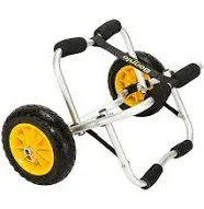 Bonnlo Kayak Cart Canoe Dolly Kayak Foldable Trolley Trailer Tires