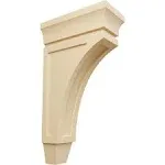 E Kena Millwork Extra Large Lucan Wood Corbel CORW05X10X18LUMA