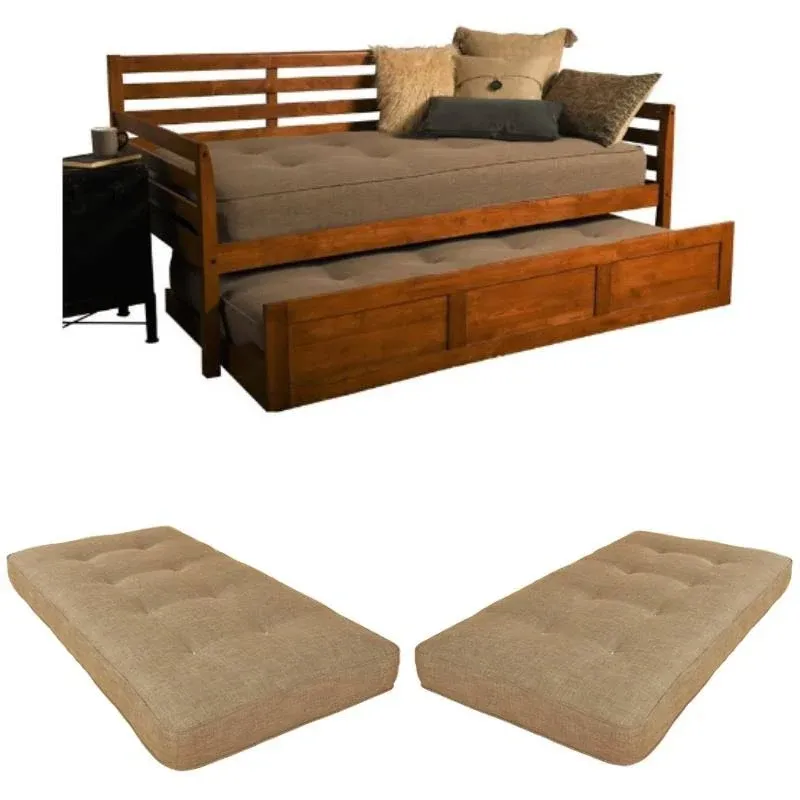 Home Square 3-Piece Set with 2 Daybed Mattresses Daybed