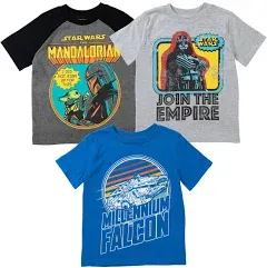 Kids Star Wars Baby The Mandalorian The Little 3 Pack T-Shirts