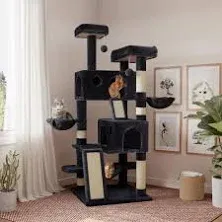 SHA CERLIN 65in Larger Cat Tree Tower Condo