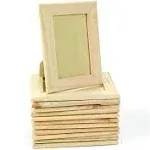 DIY Unfinished Wood Picture Frames, Craft Kits, Misc DYO - Wood, DYO - Wood, 12 Pieces, Natural