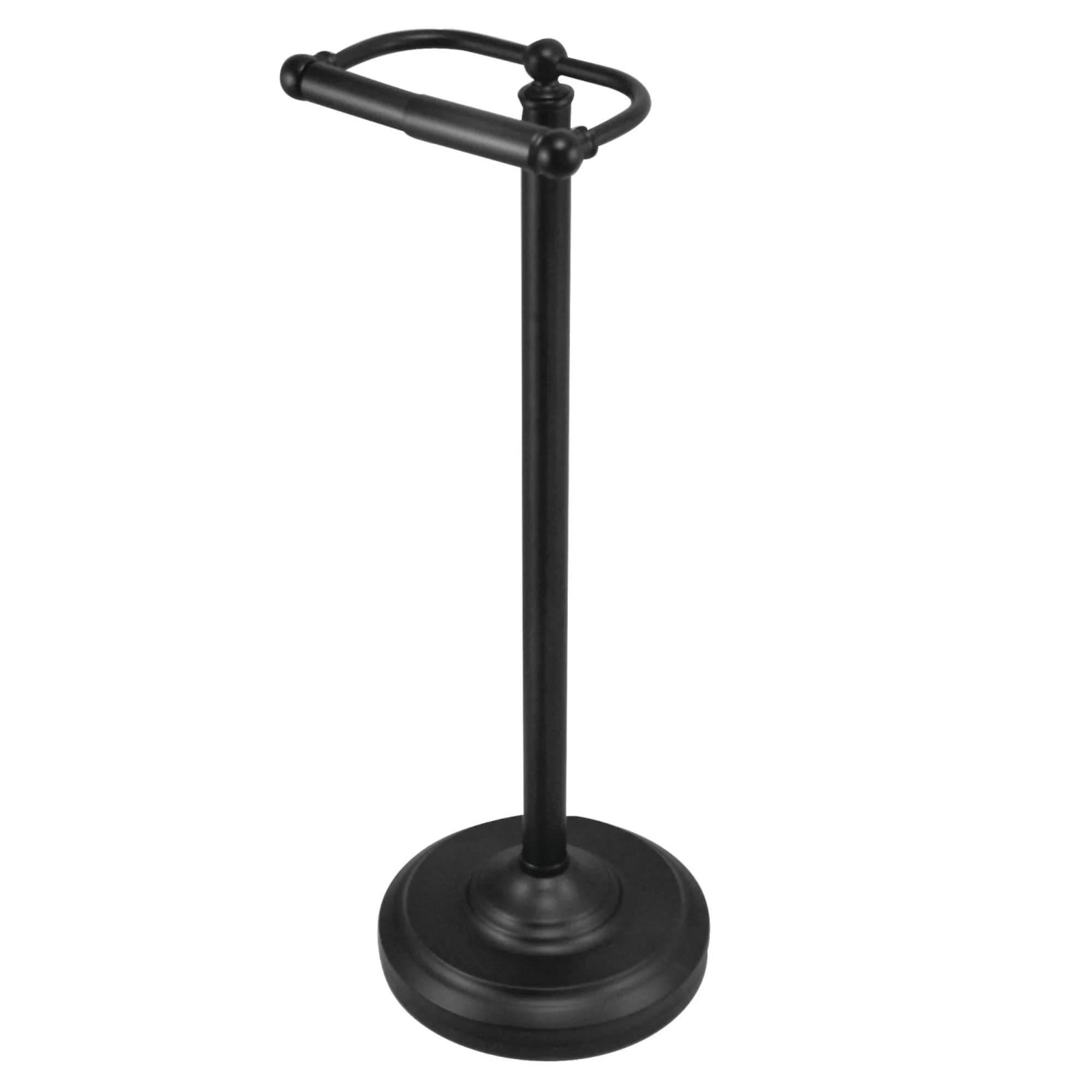 Kingston Brass CC2000 Vintage Freestanding Toilet Paper Holder Matte Black