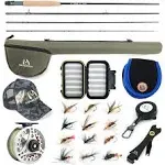 M MAXIMUMCATCH Maxcatch Extreme Fly Fishing Combo Kit 3/5/6/8 Weight, Starter Fly Rod and Reel Outfit