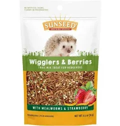 Sunseed Vita Prima Wigglers Berries Trail Mix Hedgehog Treat