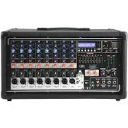 Peavey PVi 8500 400-Watt 8-Channel Powered Mixer Black | Reverb