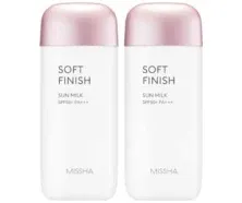 MISSHA All-Around Safe Block Soft Finish Sun Milk - 70ml (8ea) Set