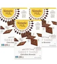 Simple Mills Sweet Thins Choc Brownie - 4.25 OZ