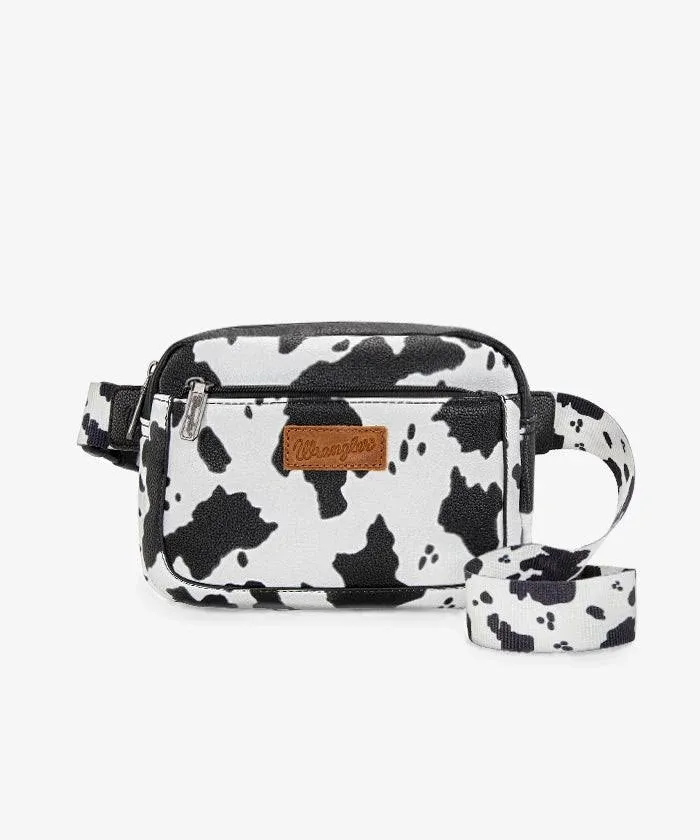 Montana West Cow Print Belt Bags for Women Fanny Pack Cross Body Waist Bag with Adjustable Strap