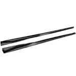 Fits 17-23 Tesla Model 3 PP Gloss Black Side Skirts Rocker Pannel