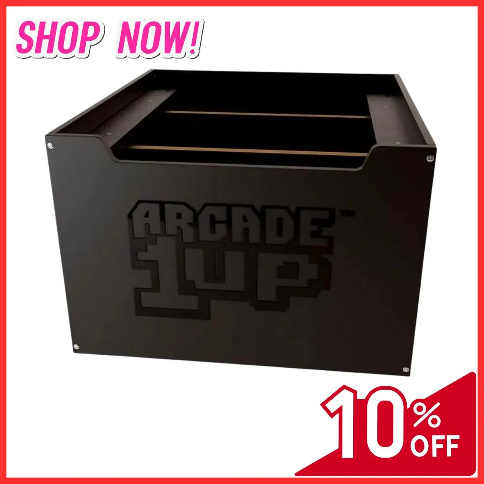 Arcade1Up Branded Riser, 1FT, Black NEW