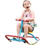 Kids Rocking Chair Seesaw Rider: Safe Home Playground Backyard Equipment, Rocker Single Teeter Totter for Youth Junior Kids