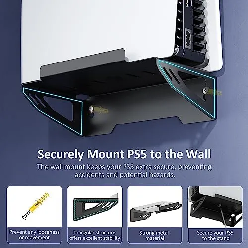 NexiGo Wall Mount Kit for PS5