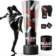 LEKÄRO Punching Bag 70" with Boxing Gloves Heavy Boxing Bag with Stand for Adult Teens