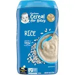 Gerber Cereal for Baby Cereal, Rice - 16 oz